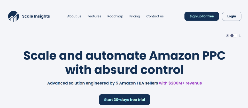 Scale Insights Amazon PPC Automatisierungstool