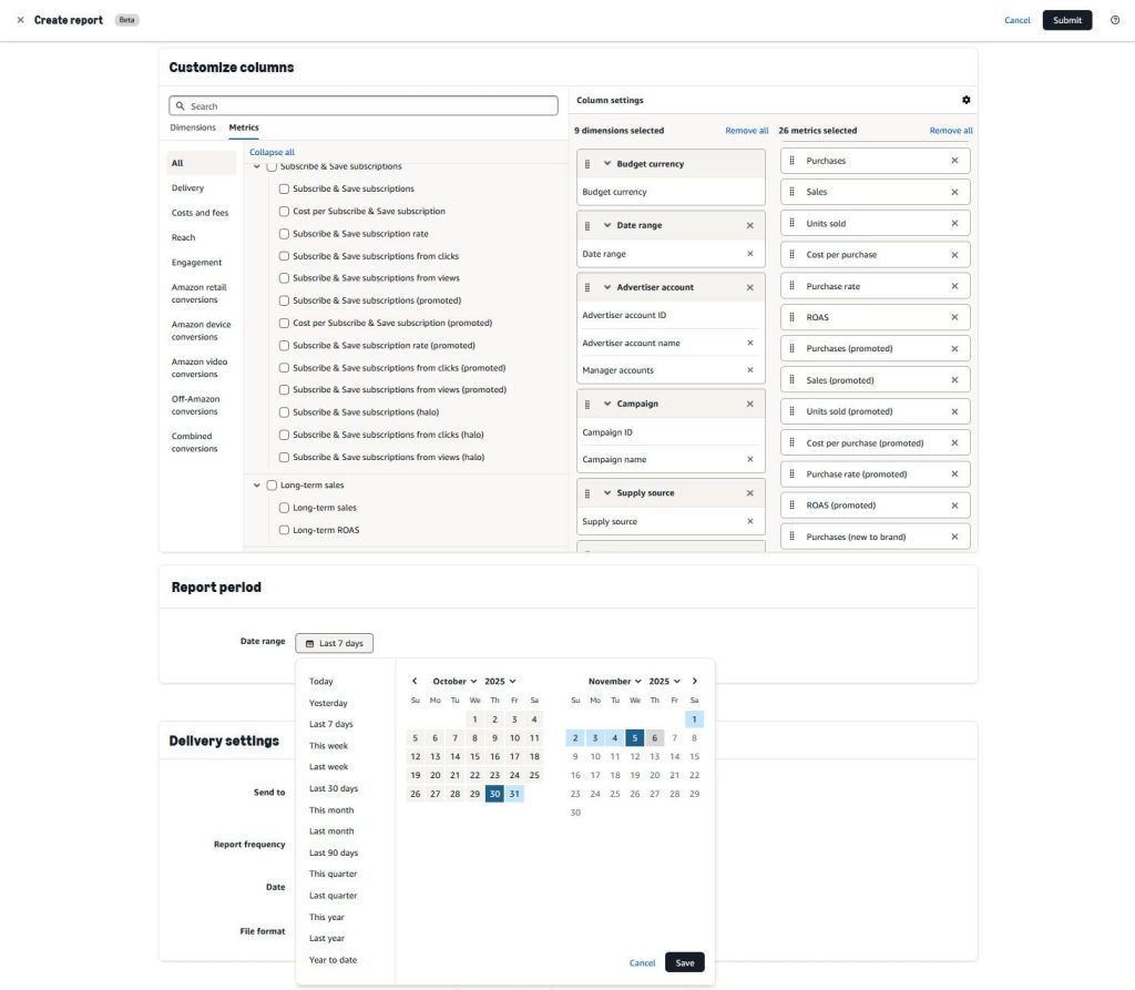 Campaign analysis with the new unified reporting experience console screenshot - 3