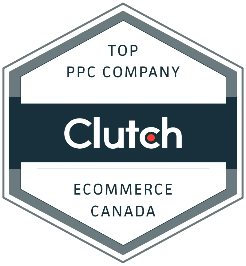 Auszeichnung von Sequence Commerce als Top-PPC-Unternehmen für E-Commerce in Kanada laut Clutch 2026